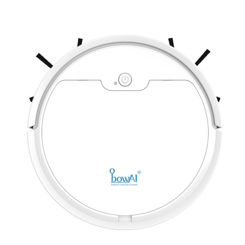 BOWAI-Robot aspirador inalámbrico inteligente, 2000mAh, bajo ruido, barrido automático, limpieza planificada, negro