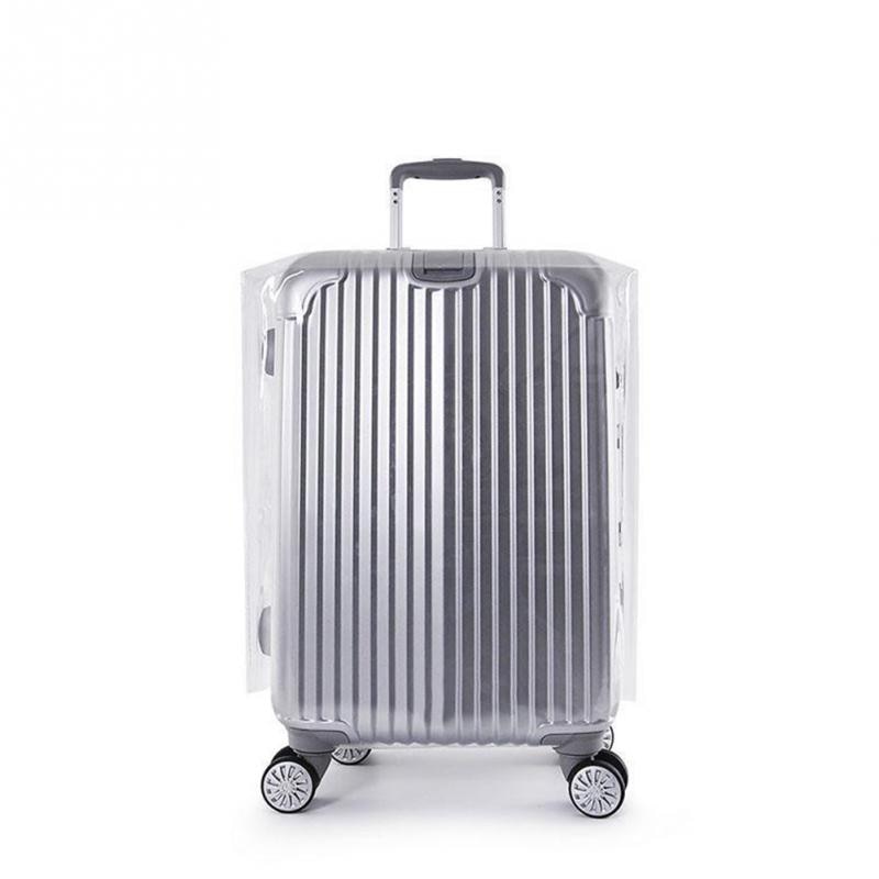 Reizen Waterdichte PVC Verdikking Transparante Bagage Cover Maat 20, 22, 24, 26, 28 stofdicht Beschermende Koffer Cover #15