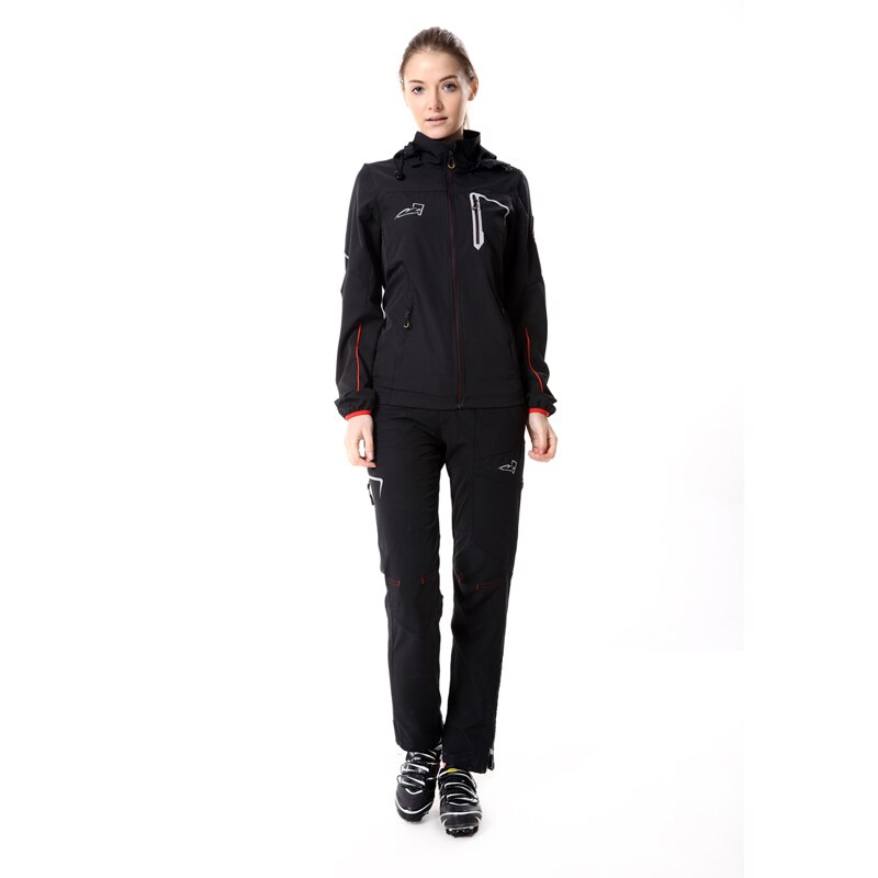 Men Hiking Softshell Jacket Women Hooded Jacket Running Cycling Windbreaker UV-Protect Skin Dust Coat S-3XL MP016: Women Jacket / sizeM