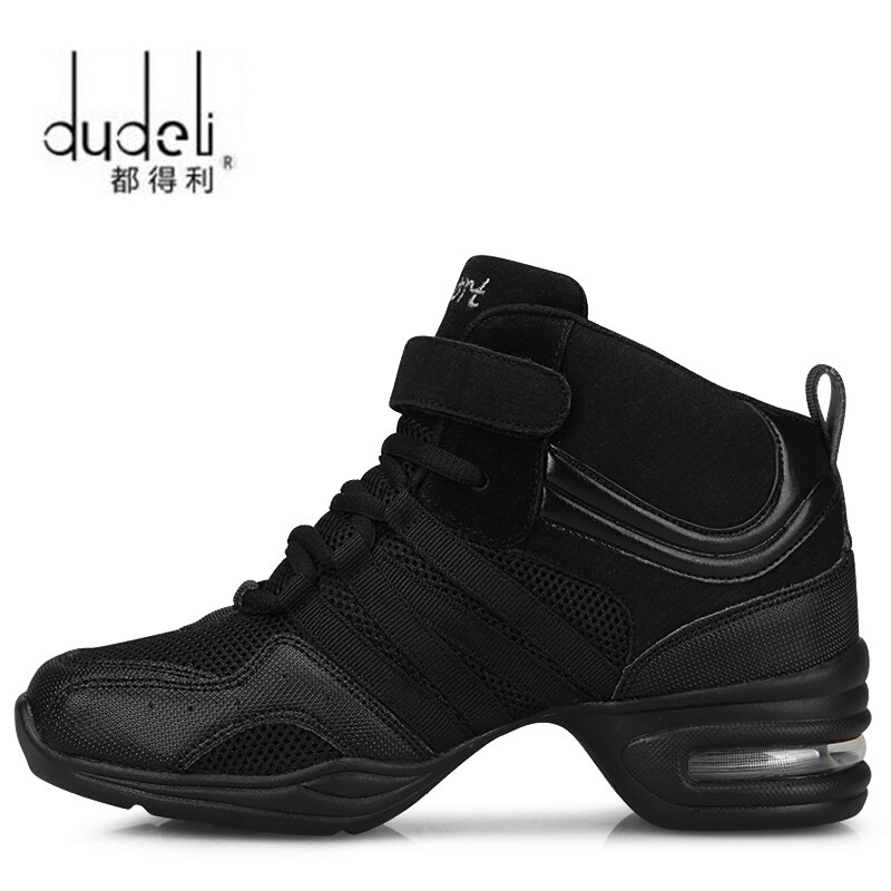 Sports Feature Soft Outsole Breath Dance Shoes Sneakers For Woman Practice Shoes Modern Dance Jazz Shoes Discount: BLACK / 7