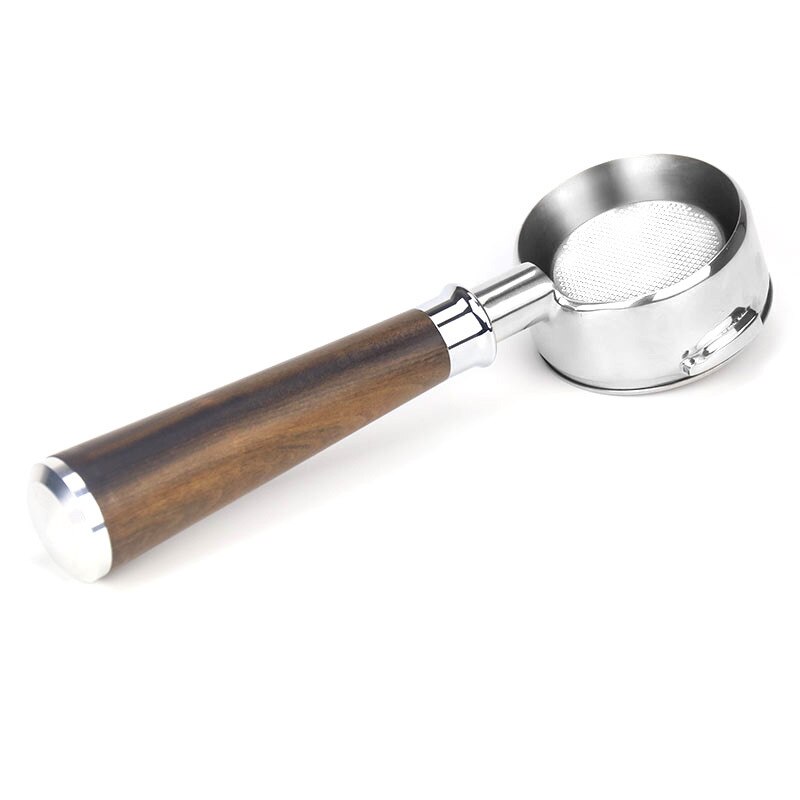 Bunnløs portafilter modifisert håndtak welhome 310/210/410 universell portafilter 58mm rustfritt stål kaffemaskinhåndtak: A-oransje guibao