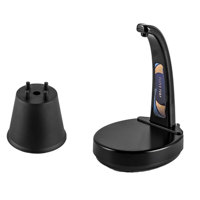 Gravity Induction Electric Bottled Drinking Water Pump Automatic Pumping Pump: Black-1