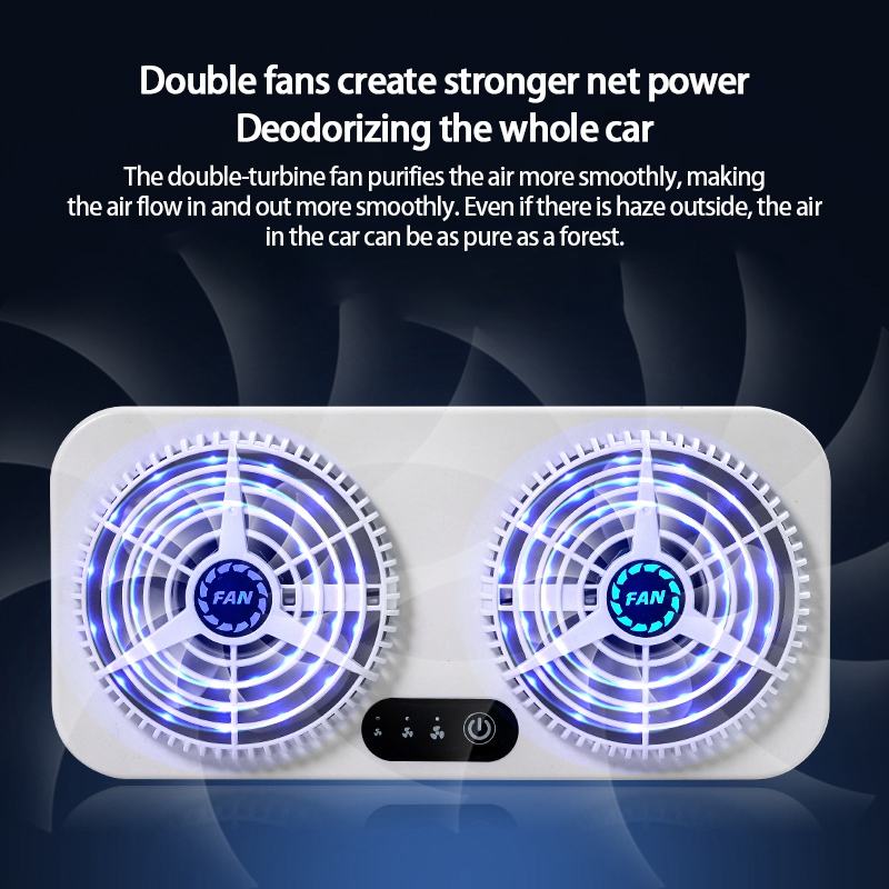 Car Ventilation Fan Car Home Exhaust Fan Auto USB Charging Cooling Tool Car Air Circulation Smoke Exhaust Fan