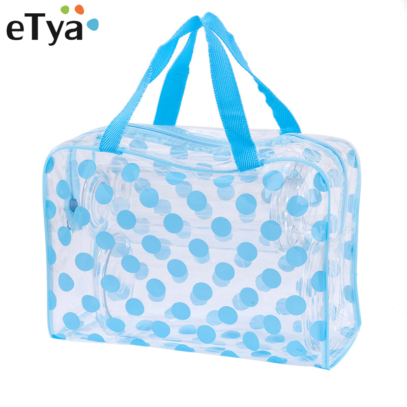 Frauen transparent PVC Kosmetik Tasche Reißverschluss Reise machen-hoch Schönheit Waschen Organizer Toilettenartikel Lagerung Tote Beutel Große Bilden fallen