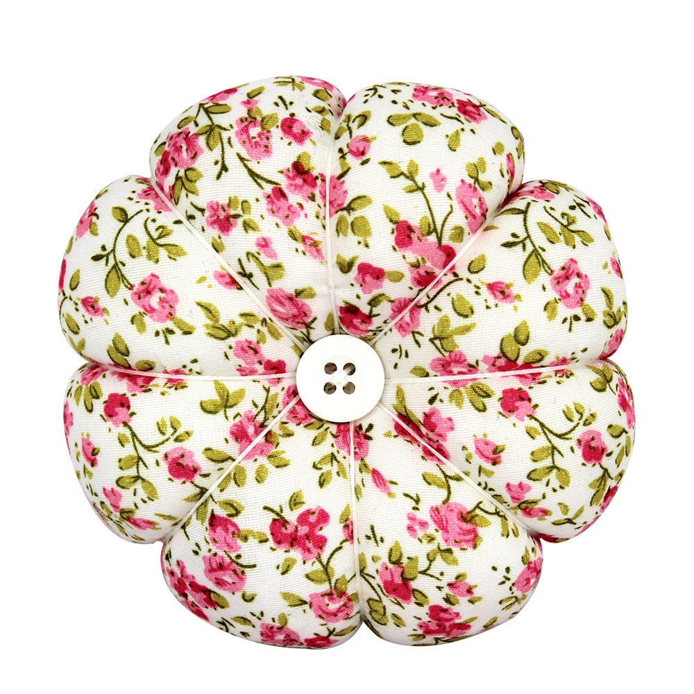 Speldkussen Naaien Bloemen Pompoen Naaiset Opbergpinnen voor verwijderbaar dienblad Ingebouwde speldkussen Begrippen Polsriem: Licht Groen