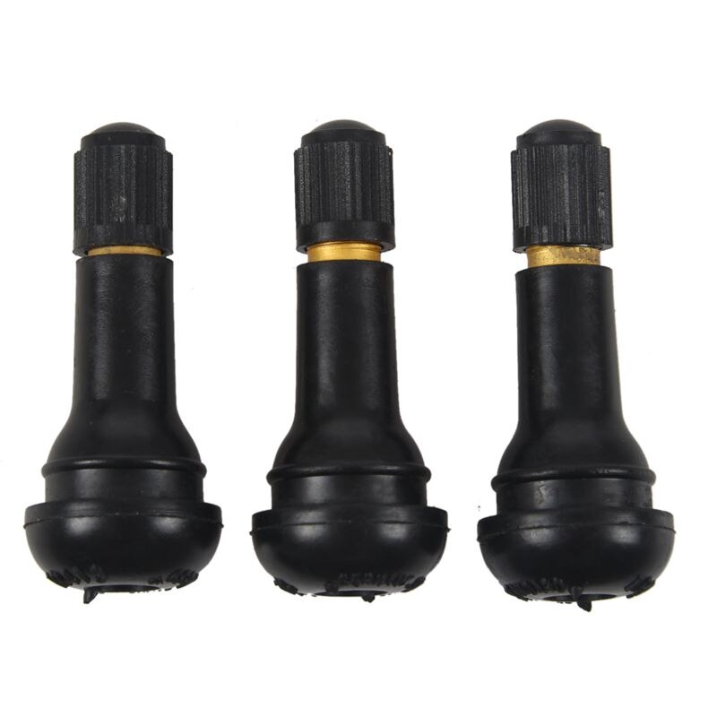 25 Stuks Tr 413 Autobandventiel Tubeless Ventielen Wielen Rubber Banden Kleppen Voor Auto Velo + Stopper