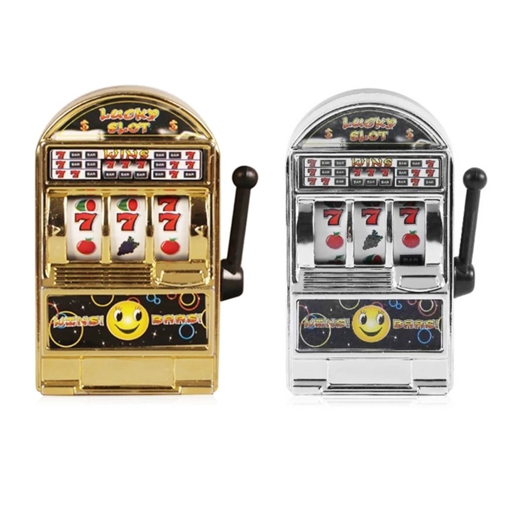 Funny Toy Metal Mini Lucky Slot Machine Entertainment Tool for Fun Funny Toy Metal Mini Lucky Slot Machine Entertainment