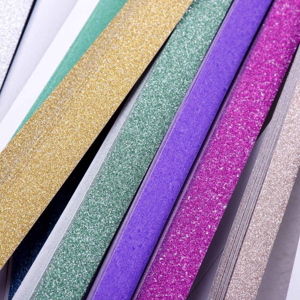 20Pcs Lucky Star Paper Folding Crafts Paper Handcraft Origami Paper Material Quilling Paper Decoration #259129