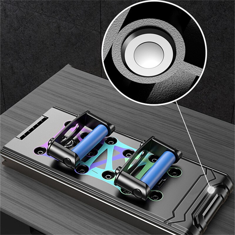 88cm Counting Push Up Board Home Gym Training Pectoralis Arm Muscles Latissimus Dorsi Multifunctional Push-up Brace Stand Plates