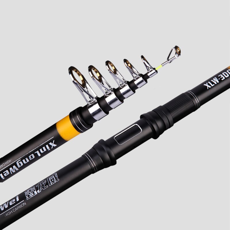 Super Hard Telescopic Rod Carbon Fiber For Sea Fishing