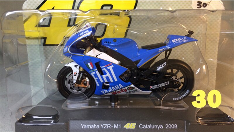 LEO 1:18 46 # Limited Collector Rossi Motorcycle Model Series Apulia Yamaha Honda Motorcycle Toys Best Birthday: 30