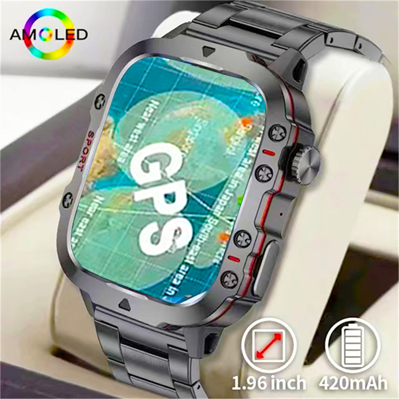 Montre intelligente de sport étanche pour homme, appel Bluetooth, voix AI, Android, Xiaomi, IOS, extérieur, écran 2024 ", 3AT, 2.01
