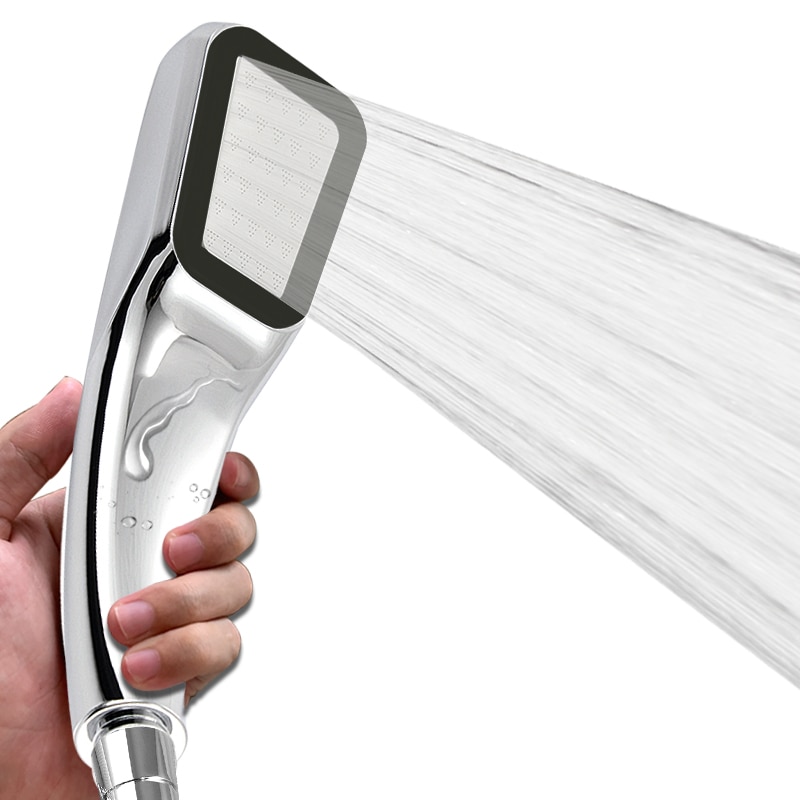 Luxo 300 buracos de alta qualidade cabeça chuveiro pressão chuvas spa para banho cabeça chuveiro poupança água chuveiros acessórios do banheiro