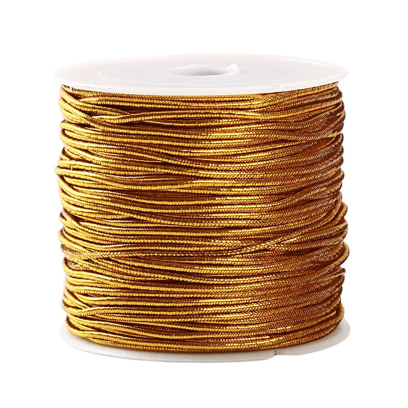 Gold Rope Material Gold Wire Rubber Band Rope Packaging Rope Personal... – Grandado