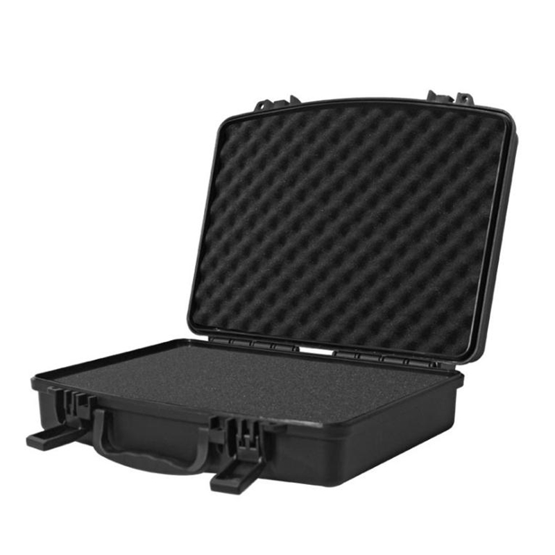 Toolbox Plastic Sealed Safety Equipment Case Outdoor Portable Tool Box Dry Box Instrument Tool Case Hardware Toolbox with Foam: Default Title