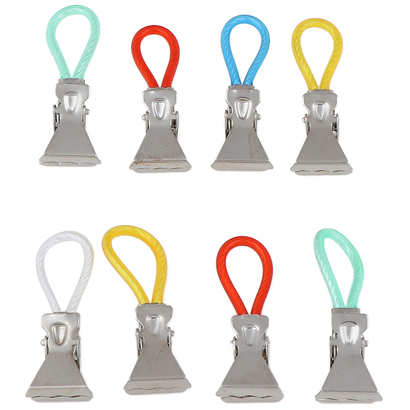 8 Stuks Handdoek Opknoping Clips Klemmen Gevlochten Multifunctionele Metalen Haak Keuken Badkamer Opslag Theedoeken Clips Sok Kleding Hanger
