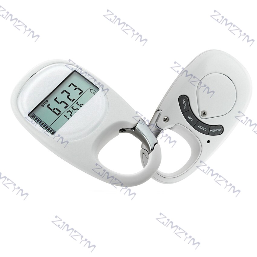2 uds podómetro Digital de contador de paso a poca distancia portátil al aire libre ejercicio Fitness calorías senderismo cuenta de pasos podómetro