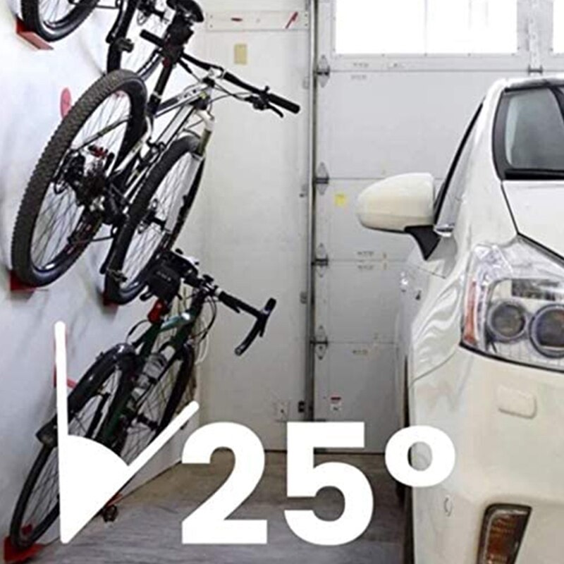 Cykel vægkrog vej og bjerg vægmonteret cykelkrog væg parkeringsstativ opbevaringsspænde cykelstativ