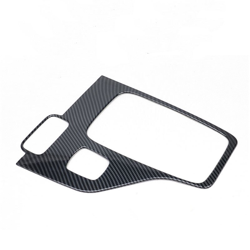 1pc passen Für Ford Ranger wildtrak Zubehör Kohlenstoff faser farbe edelstahl Geschmack Getriebe Tafel abdeckung: sieht aus Kohlenstoff fiber