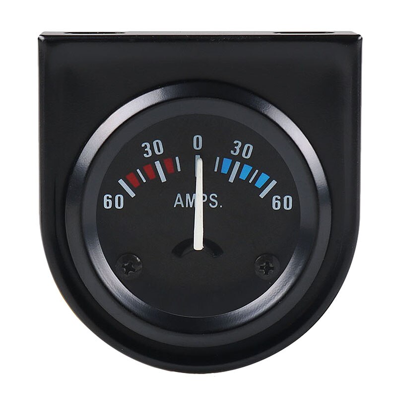 2 Inch 52Mm 12V Auto Led Pointer Auto Boot Amp Meter Gauge 60-0-60 Amp zwart: Default Title