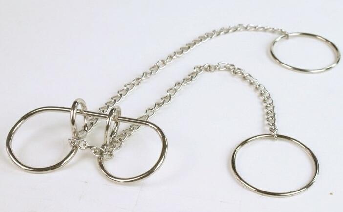 Iq Touw Metalen Houten Puzzel Logic Brain Teaser String Puzzels Spel Voor Volwassenen Kids: Model 17