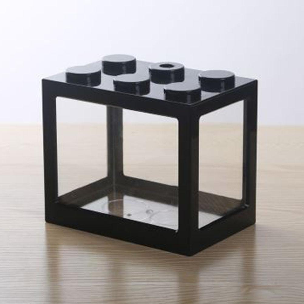 Kuulee nałożony mini akwarium Fishbowl dla huk ryba Marimo pająk Marimo (bez USB bez światła)