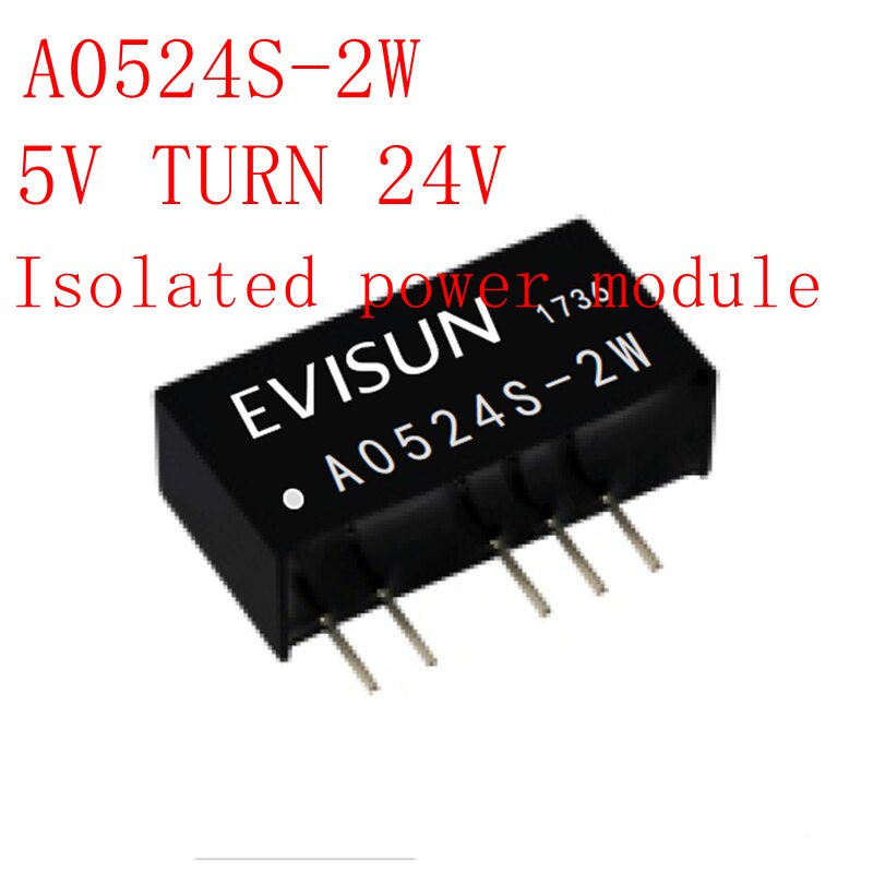 1Stck A0524S-2W A0524S Schluck-5 5V SCHALTEN 24V DC / DC isoliert Energie Modul