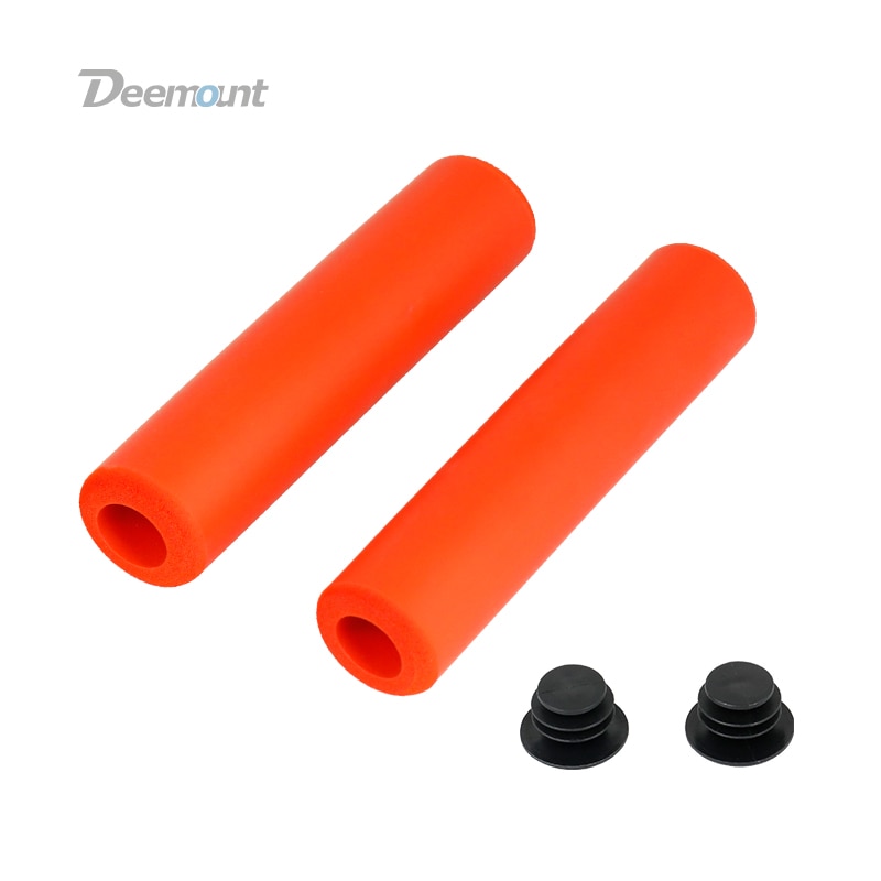 Deemount Cycle Handlebar Grips Silicone Foam Bar End Casing W/ Caps MTB Cycling Hand Rest Multi color options