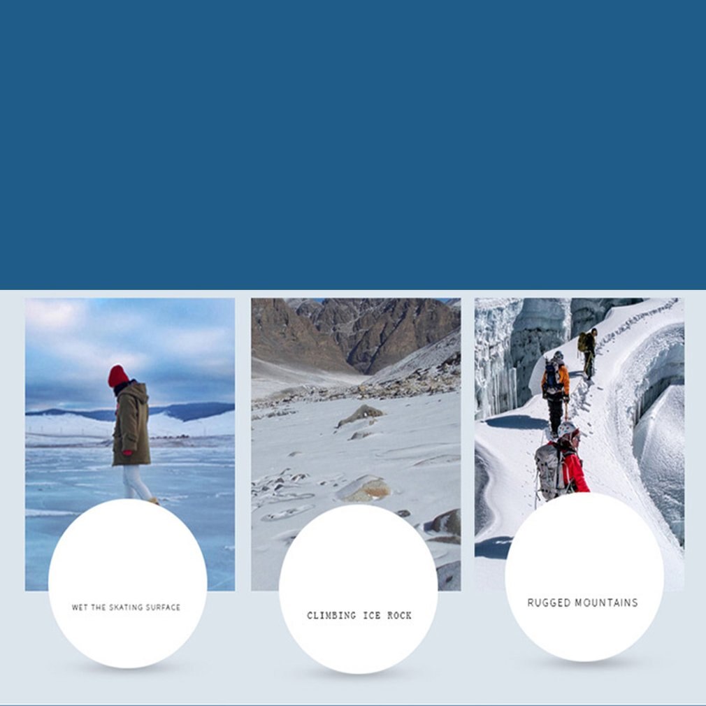 1 paar 10 Studs Anti-Slip Sneeuw Ijs Klimmen Schoen Spikes Grips Crampons Cleats Overschoenen