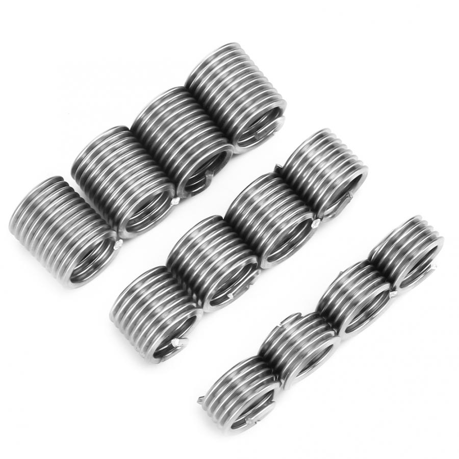 Thread Repair Kit 1/2in-13 UNC with 12Pcs Threaded Insert Hand Tool for Mechanical Maintenance stainless