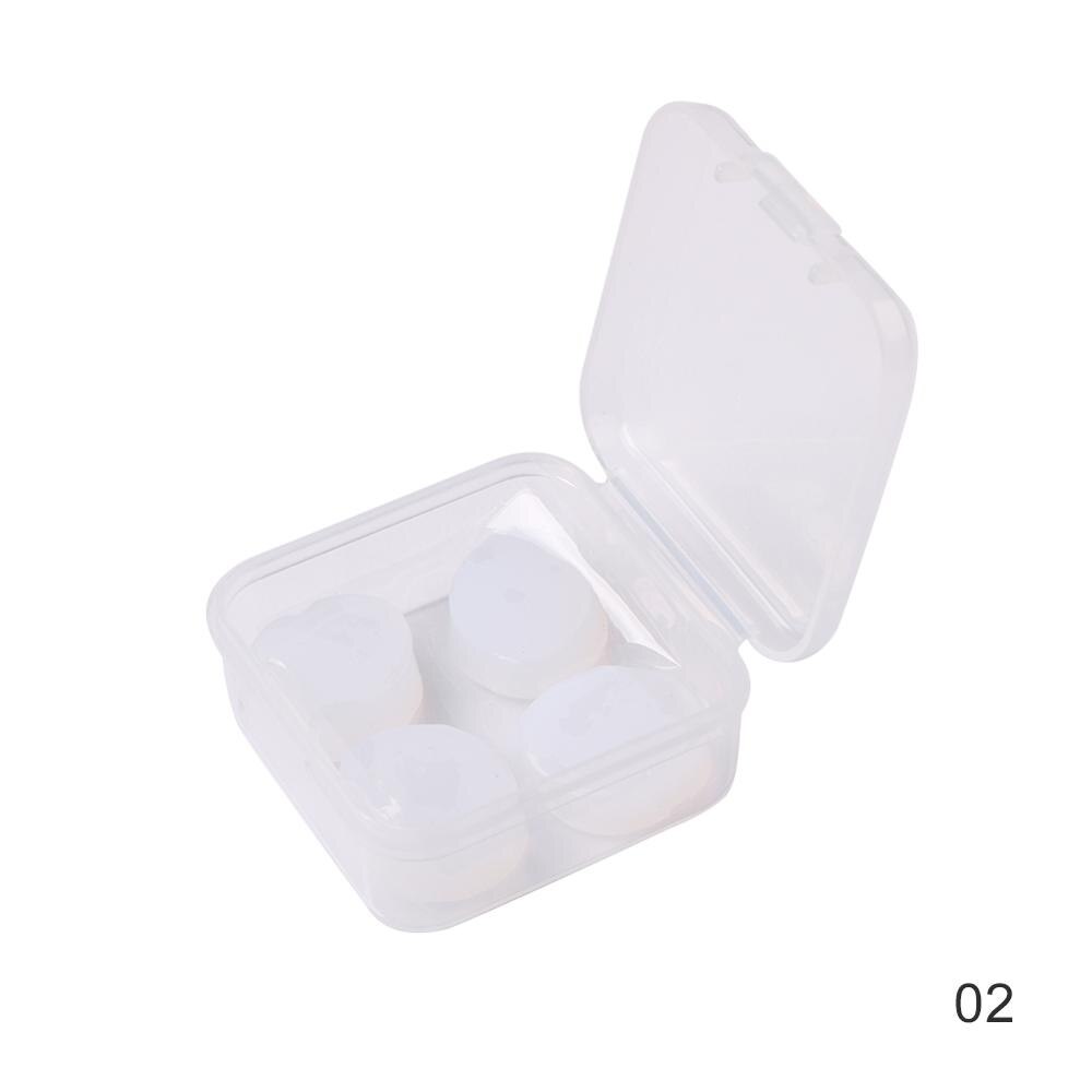 Oordopjes voor slapen, zwemmen, waterdichte oordopjes, zachte siliconen, modder, beste oordopjes, geluidsreductie, oorbescherming, 2/4/6 stuks/pak: Wit 2 paar