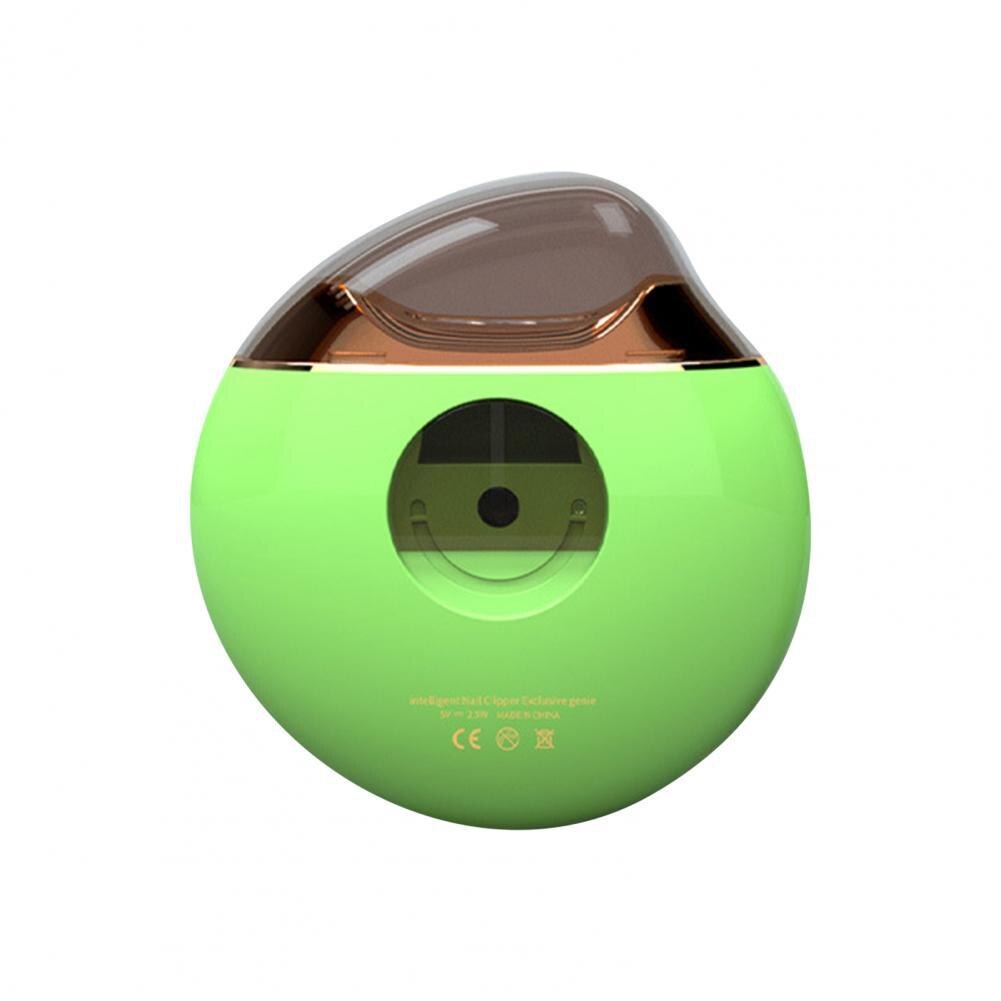 Electric Nail Clippers Ergonomic Fully Automatic Nail Debris Container Pedicure Nail Clippers for Baby: Green