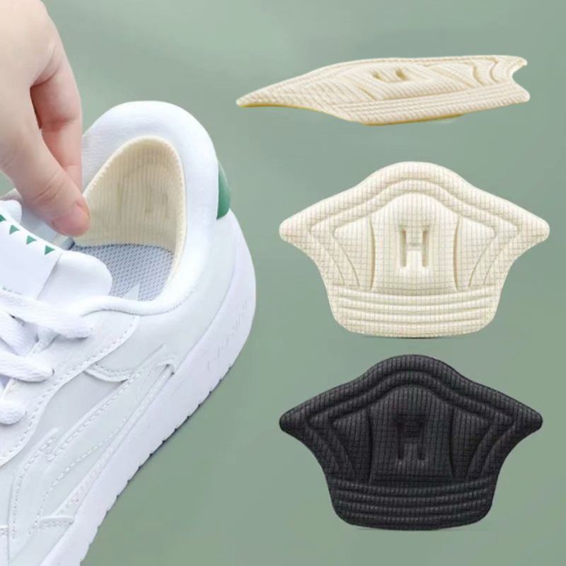 1 Paar Schuhpolster Anti-Verschleiß Fersen-Einlagen unisex Polsterkissen Fußpflege-Schutz Selbstklebende Aufkleber Schuheinlagen