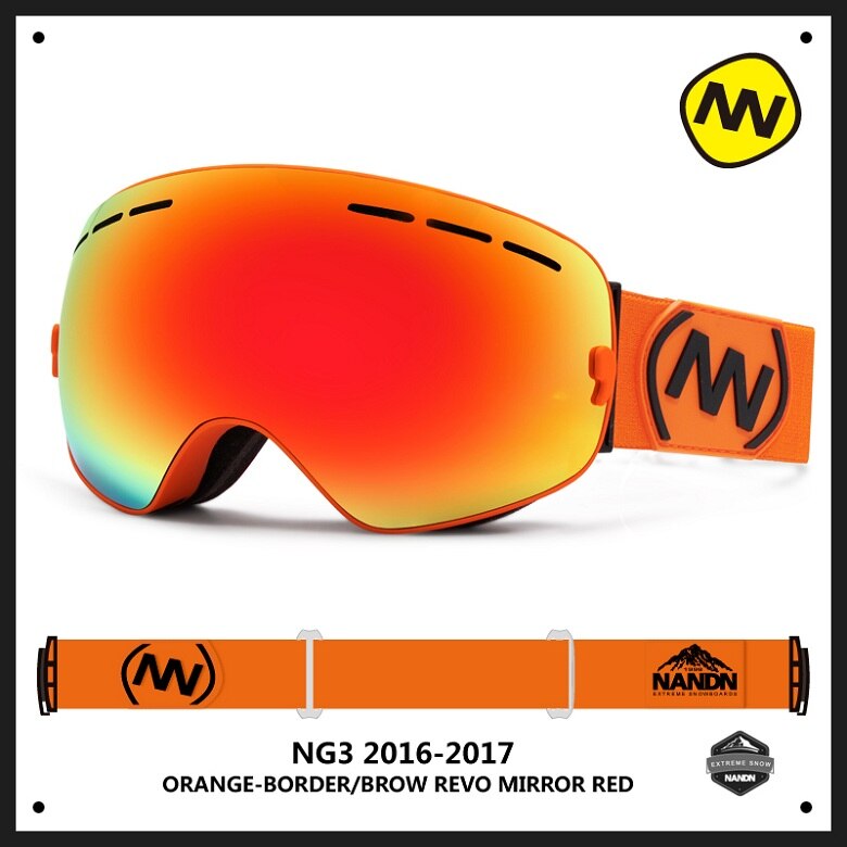 Nandn Sport Professionelle Skibrille Brillen Anti-Nebel UV400 Ski Brille Punkte Maske Skifahren Snowboard Männer Frauen Schnee Goggle: 15