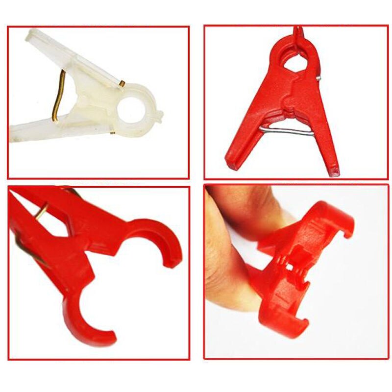 10 Pcs Garden Vine Clip 20mm/30mm Plastic Clips Flower Plants Shrubs Retaining Clip Grape Tomatoes Supplies Binding Tool