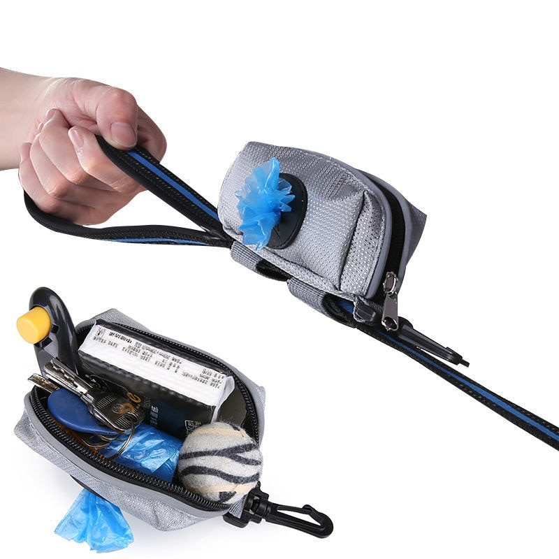 Pet Dog Poo Bags Poops Waste Bag Disposable Pouch Holder with Hasp for Walking Travel WXV