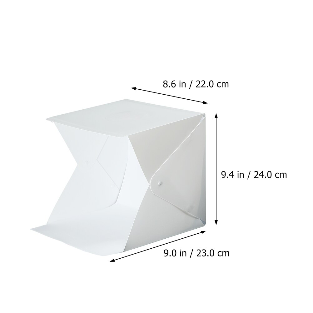 1 Set Professionele Opvouwbare Fotografie Light Box Foto Studio Licht Tent Booth (2 Kleur Achtergronden)