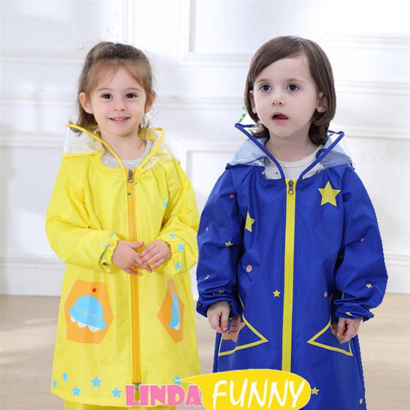 Chubasquero de dibujos animados para niños, Poncho de lluvia impermeable para exteriores, ropa de lluvia para niños, Varios tamaños disponibles