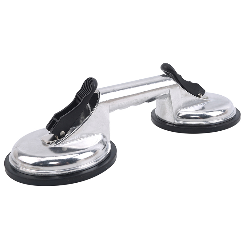 Ceramic Tile Sucking Lifting Tools Metal Heavy-Duty Handle Lifter Glass Easy Lifter Floor Tile Brick Car Dent Repair Tool: Double