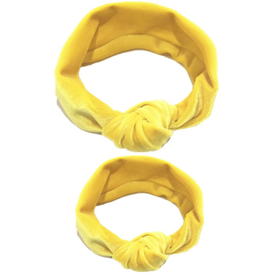 2 pièces mère & fille enfants bébé fille arc Turban bandeau accessoires de bandeau: F