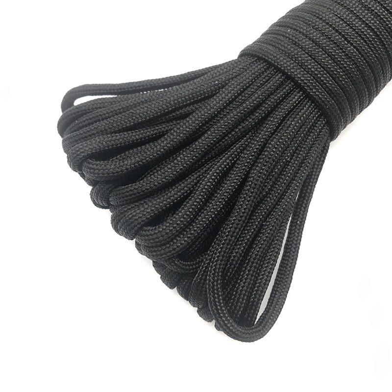 4 maten dia. 4 mm 7 standcores paracord 550 voor survival parachutekoord lanyard klimmen camping touw wandelen waslijn armband: Army Green / 10M