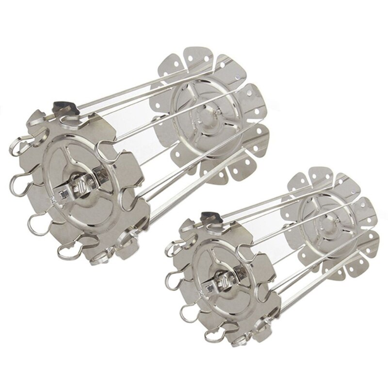 Bbq Grill Kooi, Stalen Metalen Rotisserie Spiesjes Naald Kooi Oven Kebab Maker Gril