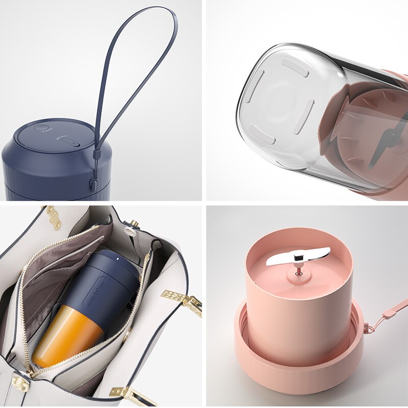 Blender Electric Kitchen Juicer Mixer Portable food processor charging using quick juicing cut off power Fruit Cup