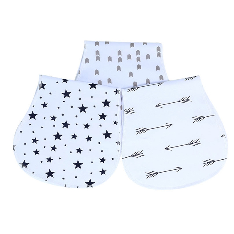 3 pcs/Lot Double couche imperméable pur coton bébé serviette d'alimentation maman épaule crachant coussin de lait pour les enfants