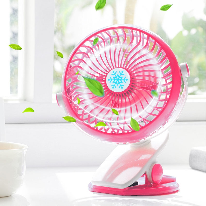 Summer Portable usb Mini Fan Small Flexible Handy Usb Charging Fan Noiseless Rotate 360 Degree Desktop Clip Electric Sleep Fans