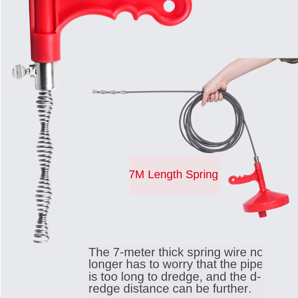 Hand-cranked Sewer Pipe Dredger Pipe Dredger Manual Toilet Dredge Brand Anti-aging Durable And Pipe Dredger
