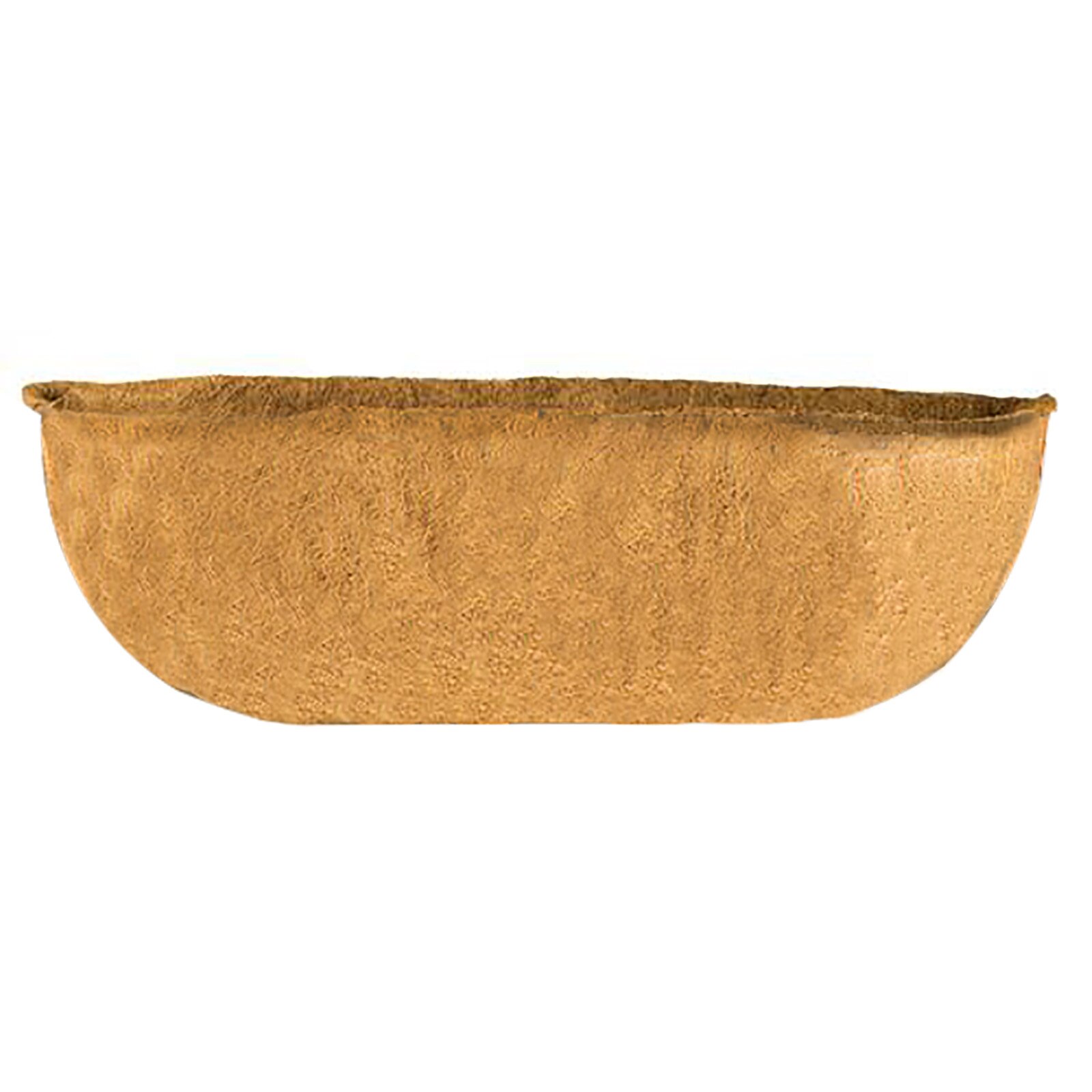 Jardinière de remplacement en forme de demi-lune, doublure Extra épaisse suspendue en Fiber de cacao, Pot de fleur de café, décoration de maison: Coffee 48in
