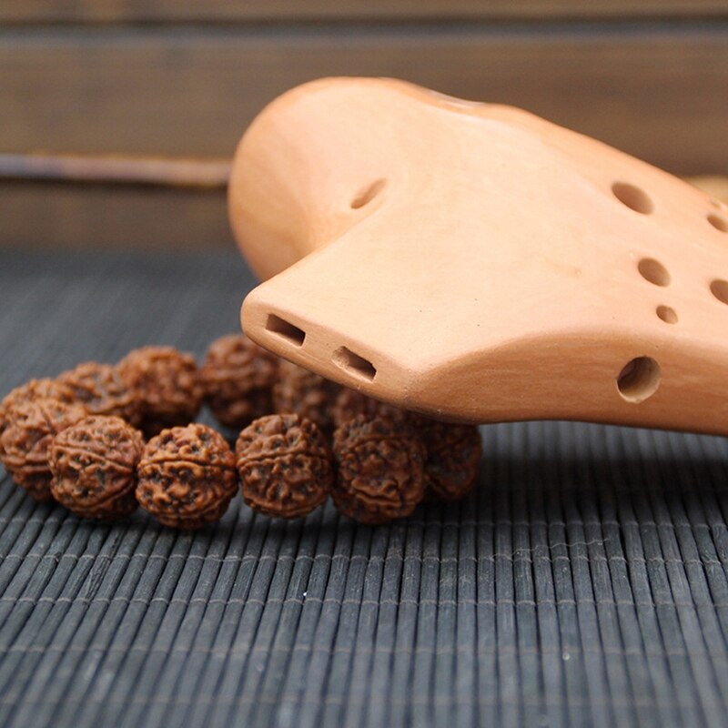 16 trous Alto C Ocarina Multi chambre en terre cuite avec sac de protection/lanière/manuel