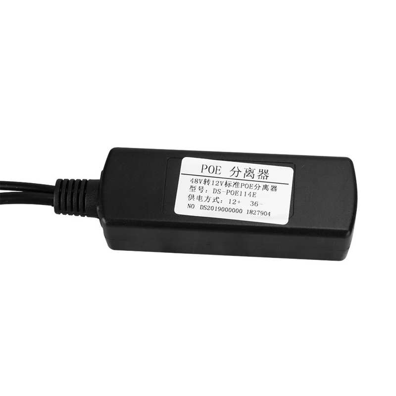Poe Splitter 48V Naar 12V Poe Connectors Adapter Kabel Splitter Injector Voeding Voor Huawei Hikvision Gegevensoverdracht