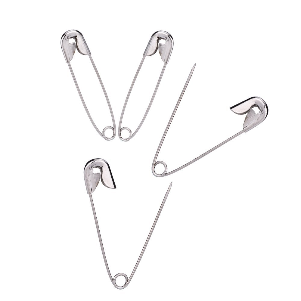 50pcs* 36mm Metal steel silver Safety Pins , ! 30g BZZ04